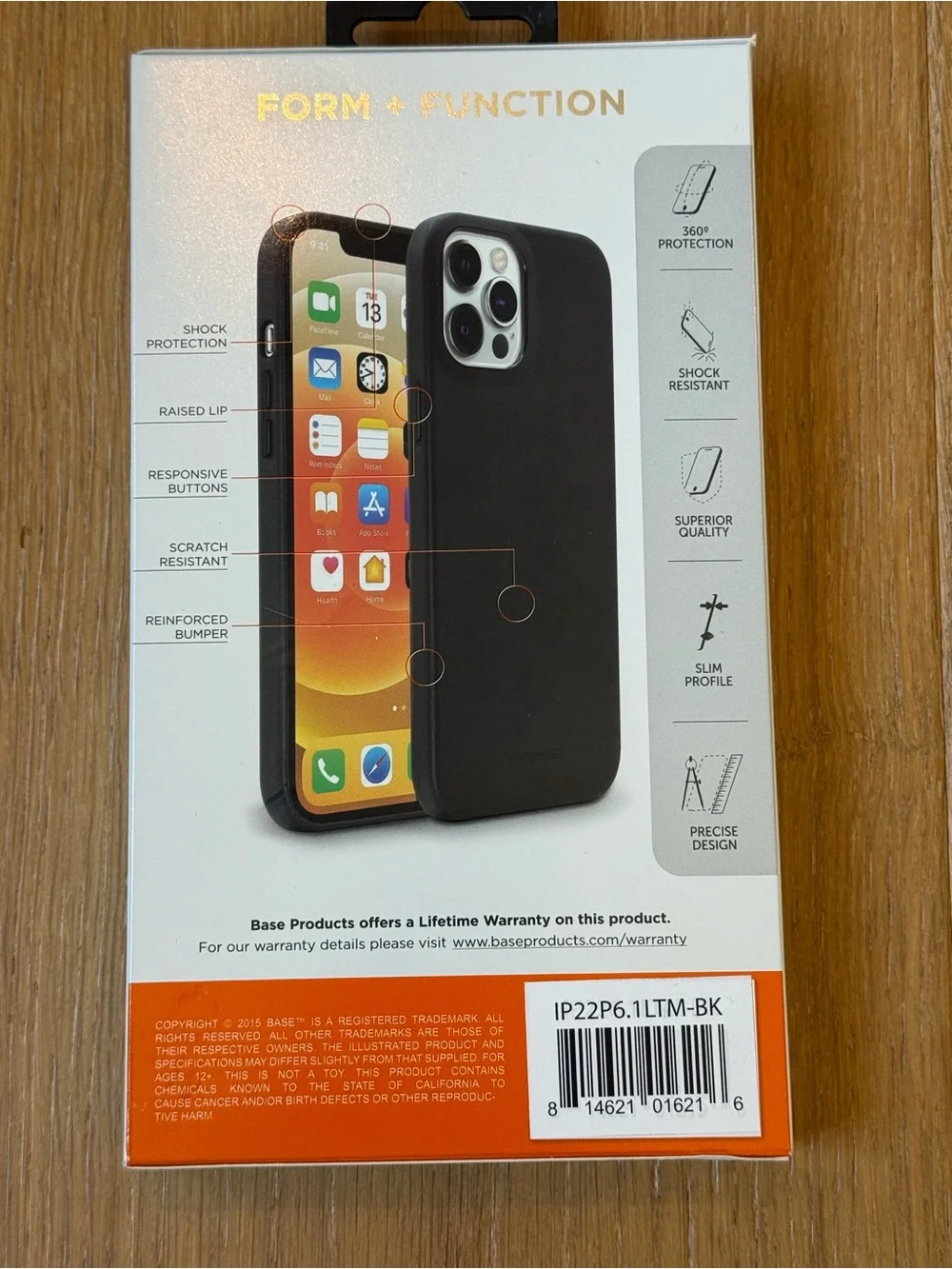 New Base Vegan Leather MagCharge Case iPhone 14 Pro Case Black Case